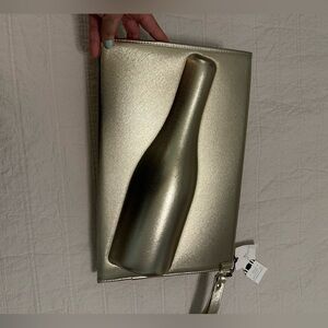 Gold Champagne Bottle Clutch
